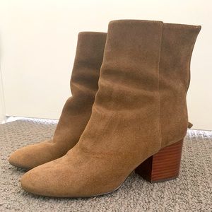 J Crew Tan Booties